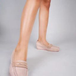 The White Pole Women's Cream Casual Loafers-image-10