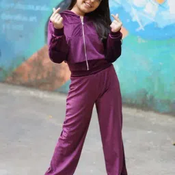 Nap Chief Kids Purple Relaxed Fit Hoodie & Pants-picture-29