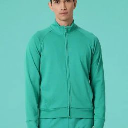 Rare Rabbit Green Cotton Regular Fit Solid Jacket-picture-14