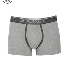 Jockey Men Pack of 2 Grey Melange Solid Trunks-20