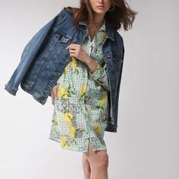 Vero Moda Green Printed Shirt Dress-image-68