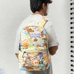 The Souled Store Multicolor Printed Large Emotional Baggage Backpack-picture-25