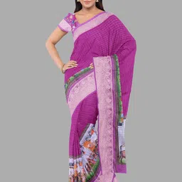 The Chennai Silks Ethnic Motifs Zari Saree-picture-9