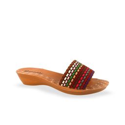 Aeroblu Women Striped Open Toe Flats-image-69