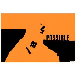 Inephos Orange Colored & Black Quote Printed Wall Poster-image-51