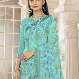 Anouk Rustic Poly Chiffon Bagh Saree image 2