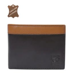 Red Chief Black & Tan Leather Casual Bi-Fold Wallet for Men-picture-37