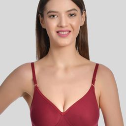 Aimly Seamless Medium Coverage All Day Comfort Non-Wired Non-Padded Cotton T-shirt Bra-image-60