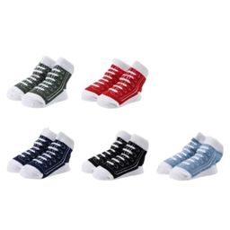 MOMISY Regular Length Shoe Like Socks Pack of 5 - Multicolour-image-70