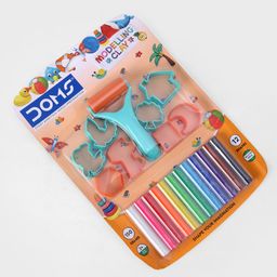 Doms Modelling Clay Set of 12 Shades 150 g - Multicolor-24