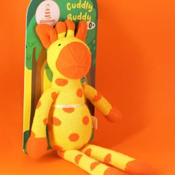 Shumee Giraffe Knitted Cuddly Buddy Plush Toy  Pack of 1 - Multicolor-image-16