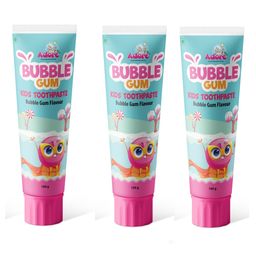 Adore Bubble Gum Kids Toothpaste - With Goodness of Pomegranate and Aloe vera- Pack of 3, 100g Each-13