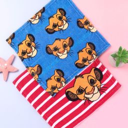 Babyhug Disney Terry Woven Hand & Face Towels with Lion King Digital Print  Pack of 2 L 33.02  X B 25.4 cm - Multicolor-11