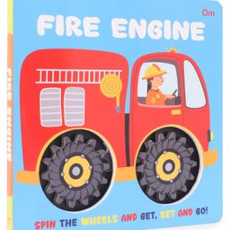 Wheel Books Fire Engine Board Book - English-88