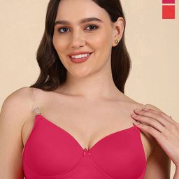 DressBerry Women Pack of 2 Full Coverage Lightly Padded T-shirt Bra-image-18