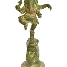 Exotic India Green Religious Idol Showpiece-image-86