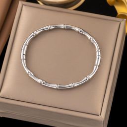 MYKI Women Silver-Plated Wraparound Bracelet-image-91