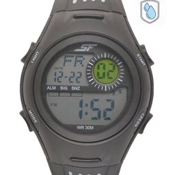 Sonata Men Black Digital Watch 77072PP04-37