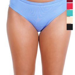 Liigne Pack Of 6 Cotton Mid-Rise Basic Briefs VCPC2271-XS-image-48