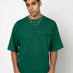 SIX5SIX Unisex Typography Printed Round Neck Drop-Shoulder Sleeves Oversized T-Shirt-picture-16
