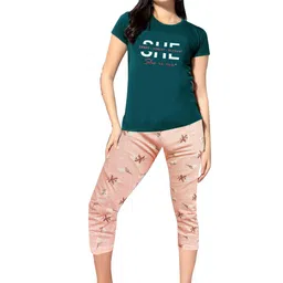 BAESD Pure Cotton Printed Night Suits-image-12