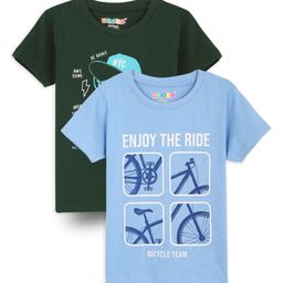 RASPY Boys 2 Printed Pure Cotton T-shirt-image-77