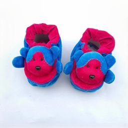 LMN CHILD CARE Unisex Kids Blue & Pink Cotton Booties-image-75