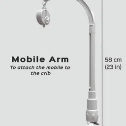 BABBLE WRAP Hand Stitch Nursery Musical Cot Crib Mobile Attachment: Cot Mobile image 5