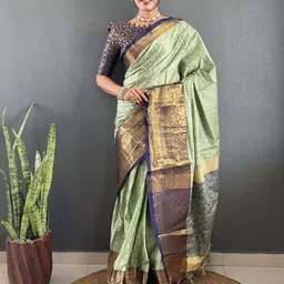 DIVASTRI Woven Design Zari Saree-picture-33