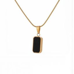 ATRAER Women Stainless Steel Gold-Plated Pendant with Chain-image-0
