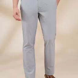Park Avenue Men Mid-Rise Regular Trousers-image-2