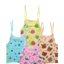 ARYA Kids Pack Of 4 Printed Basic Innerwear Vests-8