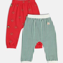 MINI KLUB Pack Of 2 Boys Printed Lounge Pants-image-87