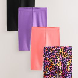 NEXT Girls Set of 4 Cropped Leggings-image-17