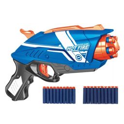 Toyshine Gizmo Foam Blaster Gun Toy Blue - 20 Bullets-26
