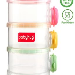 Babyhug Milk Powder Container 3 Racks 120 ml Each - Multicolor-10