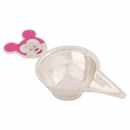 Osasbazaar Sterling Silver Baby Feeder Spoon - Silver Pink-picture-12
