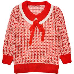 Kookie Kids Full Sleeves Pullover Sweater - Red-image-68