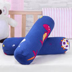 Babyhug Bolsters Dino Print Set of 2 - Blue-picture-16