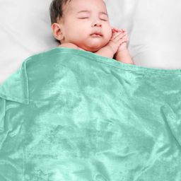 Babyhug Coral All Season Blanket - Sea Green-19