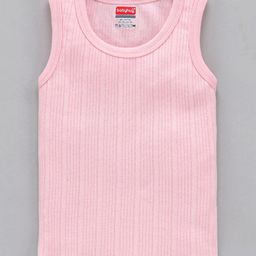 Babyhug Sleeveless Thermal Vest - Pink-image-69