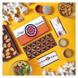 Expelite Premium Rakhi Gift Pack with Sweets and Chocolates - Multicolor-picture-13