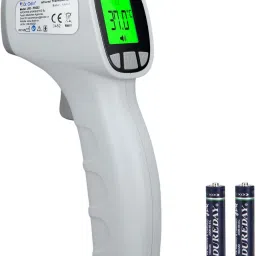 Dr. Odin OIR002 Non-Contact Thermometer with IR Sensor, Color Changing Display and Memory Button Thermometer-15