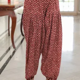 Aramya Women Printed Loose Fit Cotton Salwar-picture-29