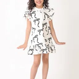 YK Print A-Line Dress-image-40