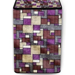 The Furnishing Tree Multi-Coloured Printed Washing Machine Cover-image-59