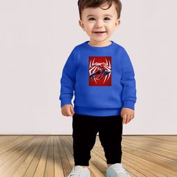 MITANSH Kids Pack Of 2 Printed Sweatshirt With Trousers-image-0
