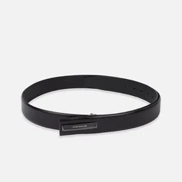 Peter England Men Solid Push Pin Closure Leather Formal Belt-image-22