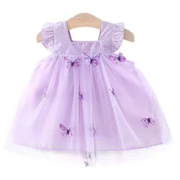 StyleCast x Revolte Choker Neck Applique Net A-Line Mini Dress-image-57