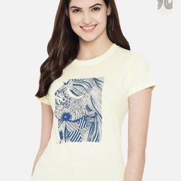Dreambe Women Typography Printed T-shirt-picture-30